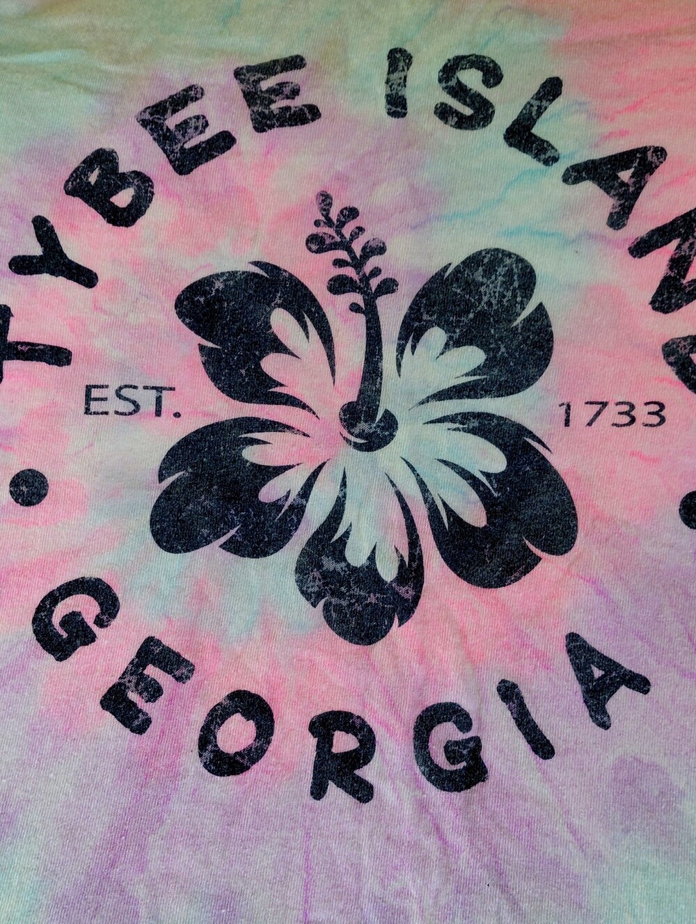 Tybee Island Georgia tie-dye shirt Medium